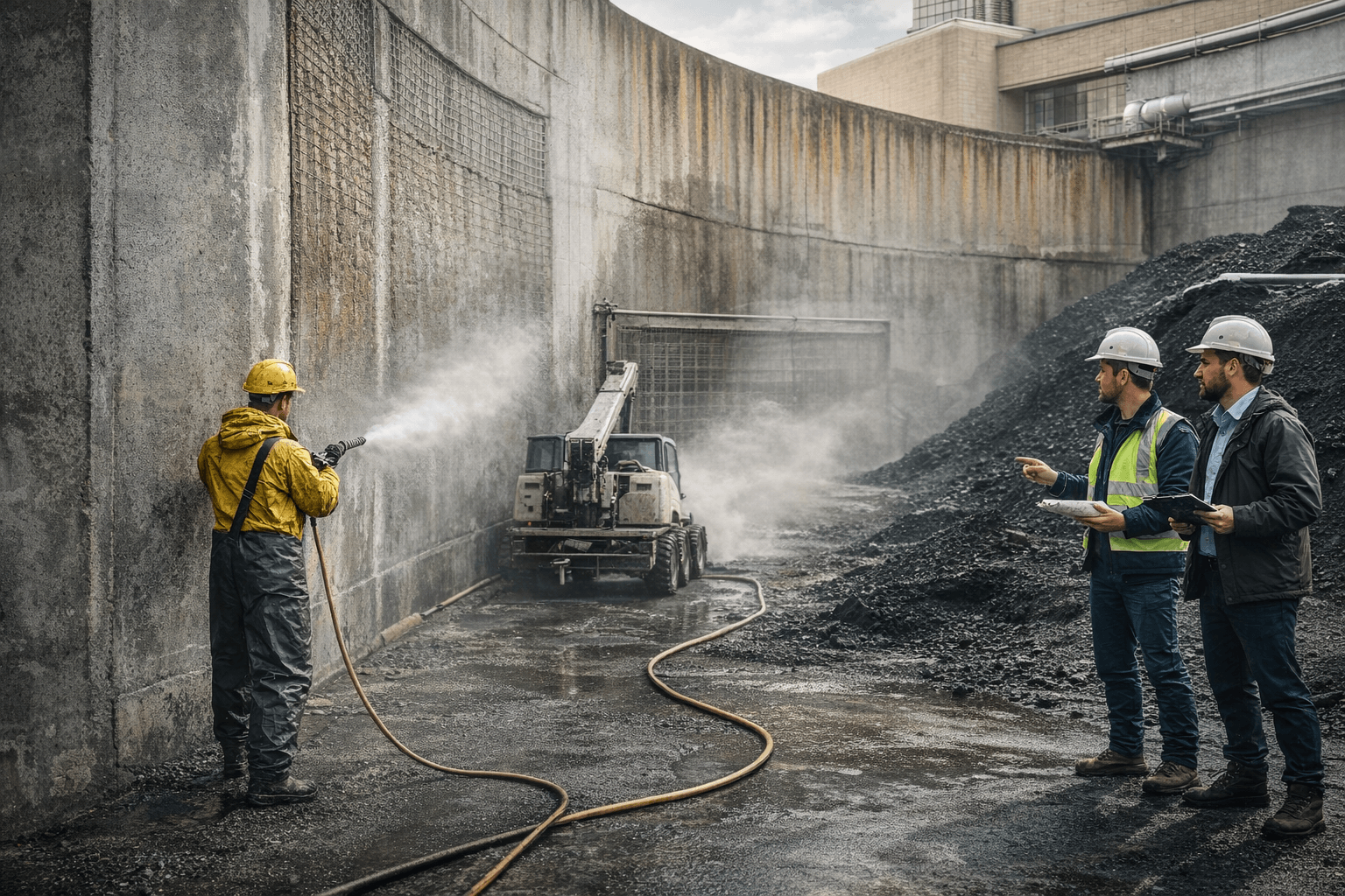 Санация бетона: технологии восстановления, защита и усиление железобетонных конструкций